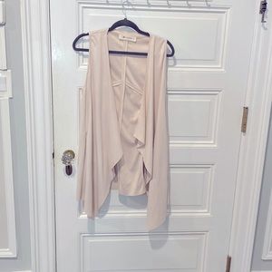 Impeccable Pig long light pink vest